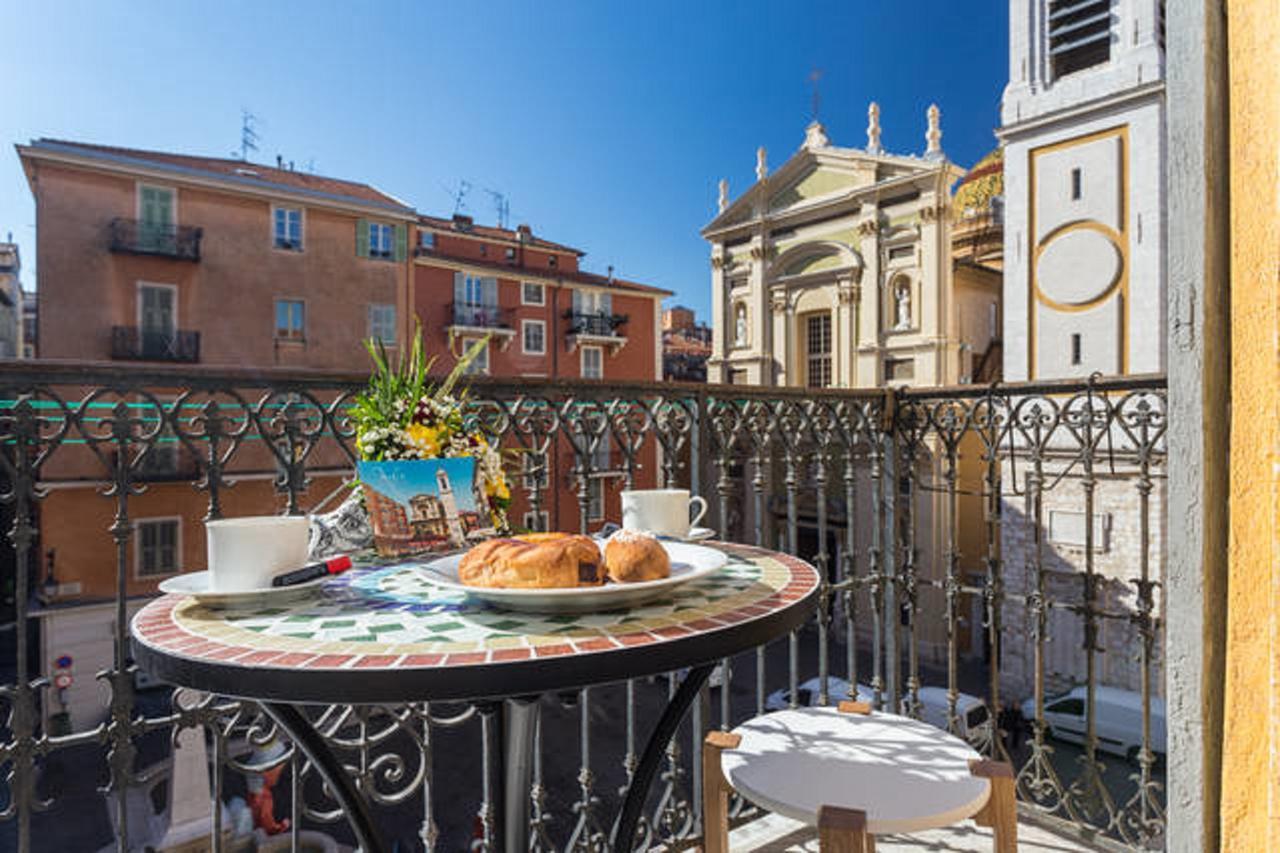Le Rossetti B. - Modern, Long Balcony, Old Town Niza Exterior foto
