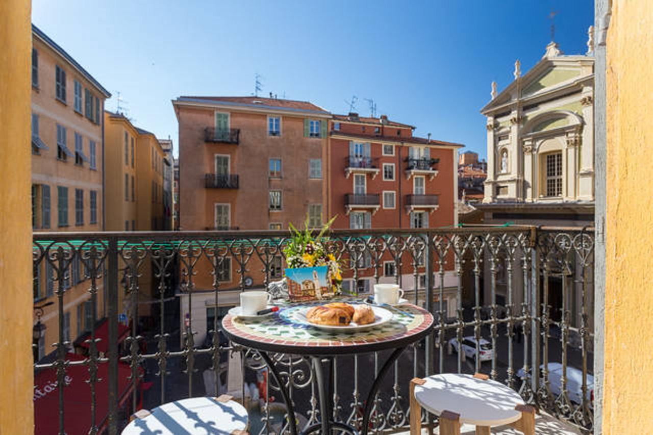 Le Rossetti B. - Modern, Long Balcony, Old Town Niza Exterior foto